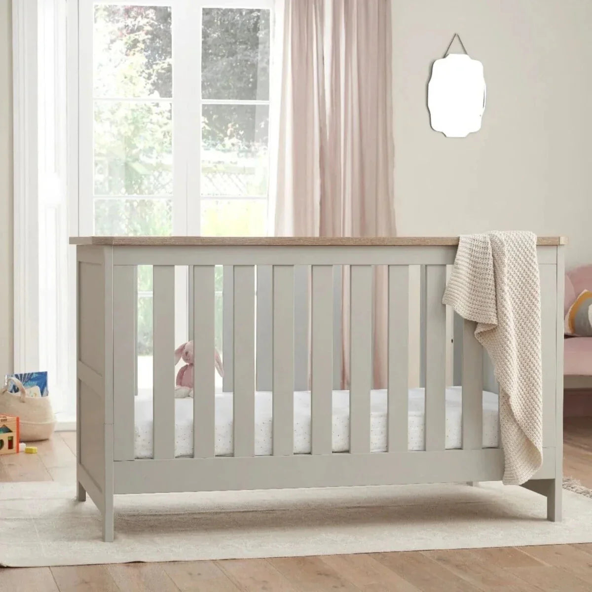 Tutti Bambini Verona 3 pcs Room Set - Dove Grey/Oak