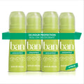 Ban Unscented Roll-On Antiperspirant Deodorant - 3.5 oz (4 Pack)