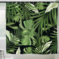 Jolof Store Tropical Palm Leaf Shower Curtain – Waterproof & Mould Resistant