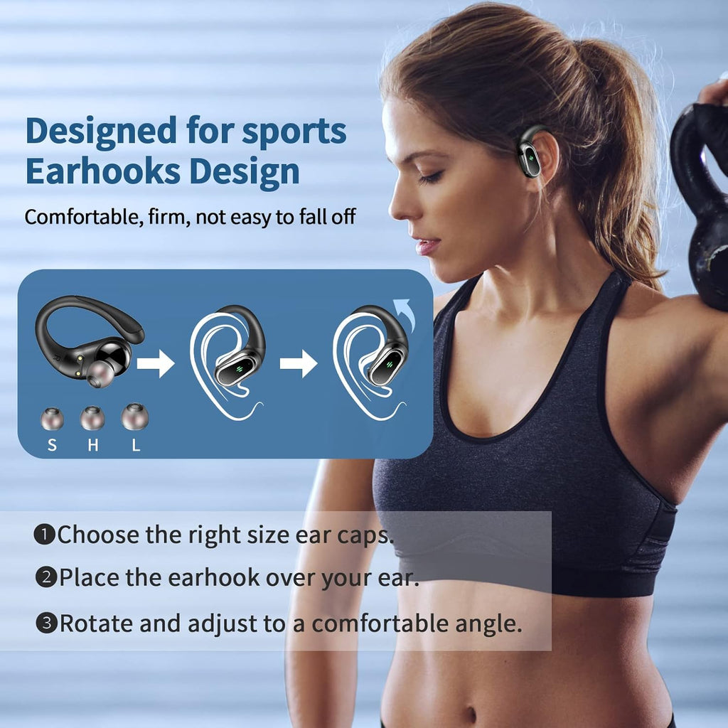 Massive Discounts Wireless Sport Earbuds – Bluetooth 5.4 IP7 Waterproof