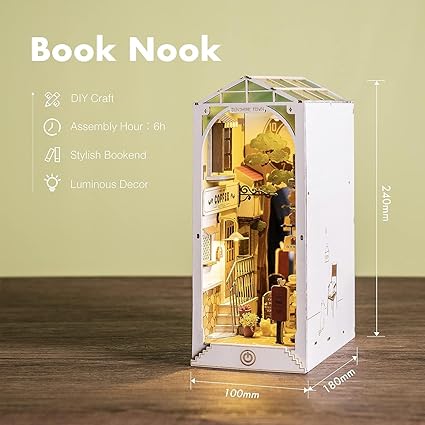 Snaps Sunshine Town 3D Book Nook - DIY Wooden Model Kit Puzzle