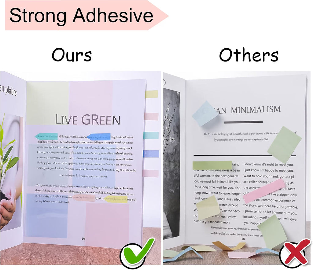 Massive Discounts Transparent Sticky Notes | 2100 Sheets Waterproof