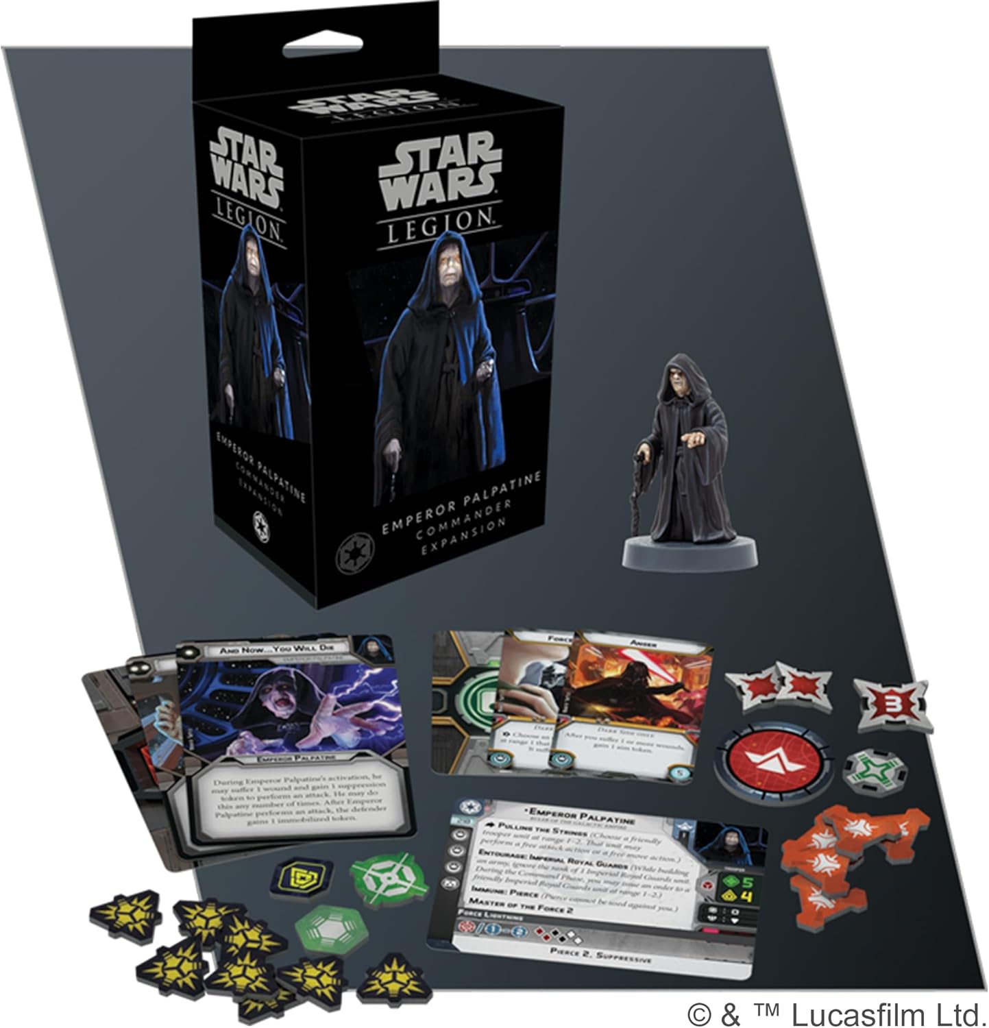 Star Wars Legion: Emperor Palpatine Commander Expansion Miniature