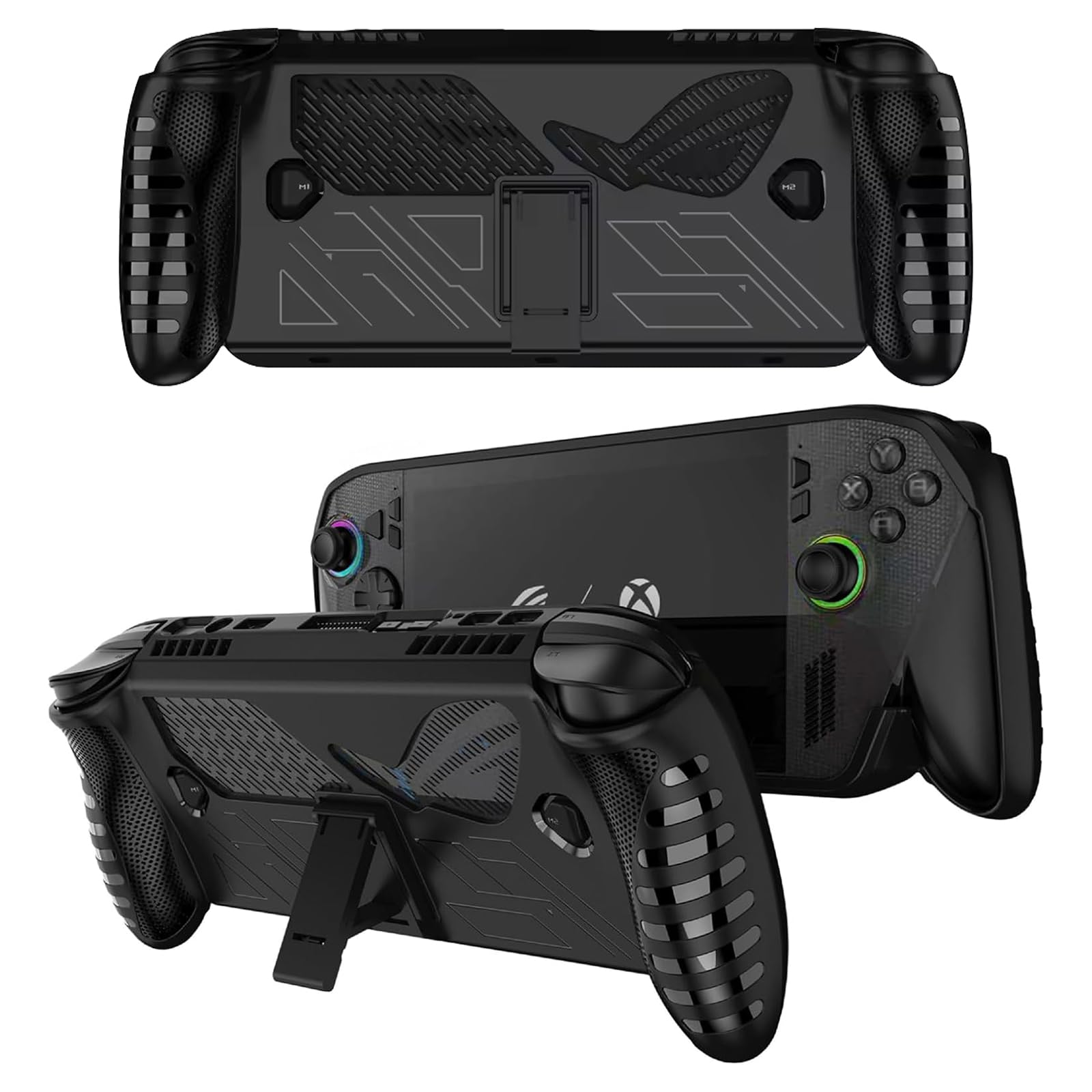 KUSINHOKA Silicone Case for ASUS ROG Ally X – Ergonomic Shockproof Cover