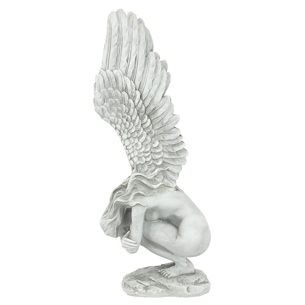 Design Toscano Remembrance Angel Garden Statue – Antique Stone, 38cm