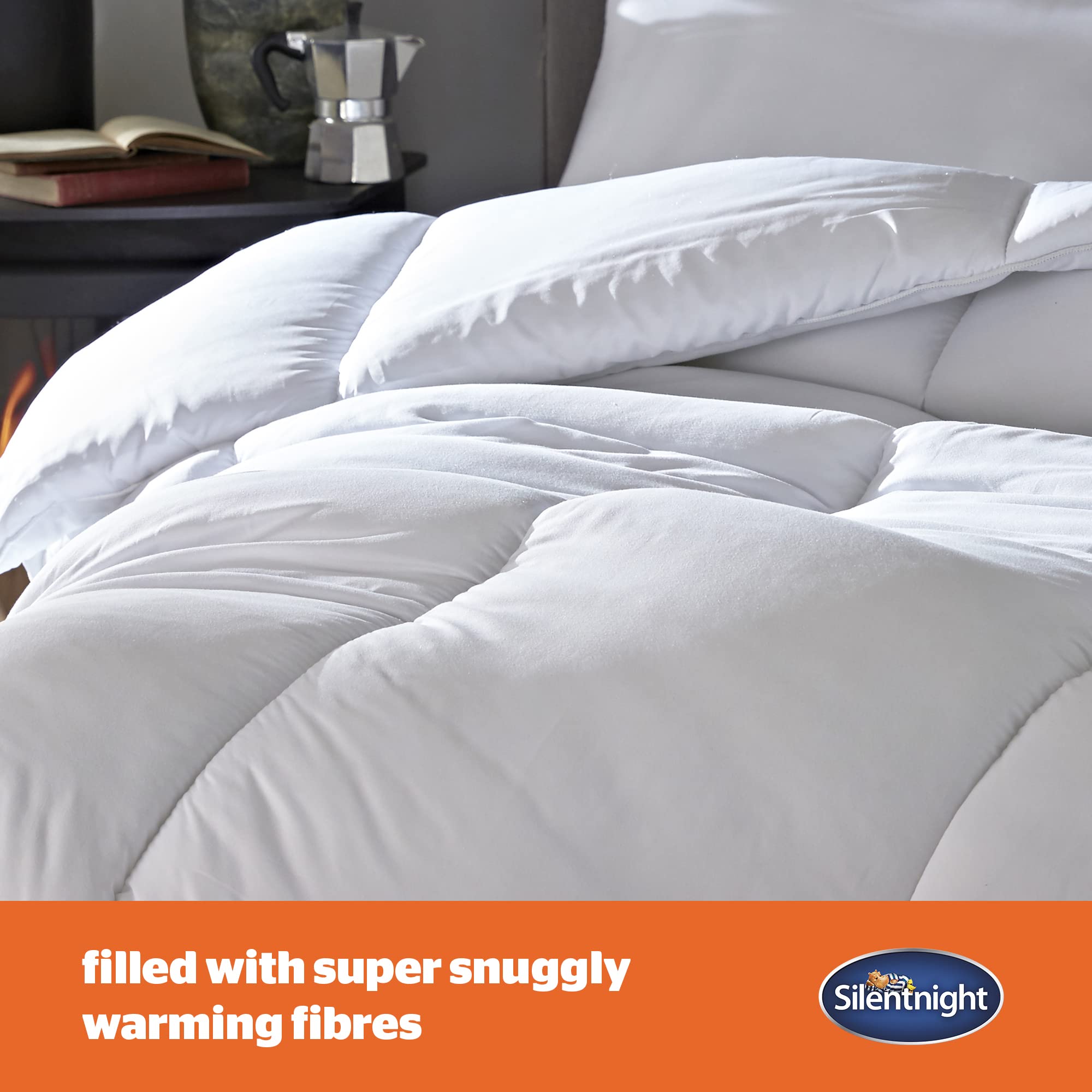 Silentnight Double Decker Duvet – 18 Tog Winter Quilt Hypoallergenic