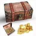 Fuzhik Vintage Wooden Treasure Box – Lockable Antique Jewellery Chest
