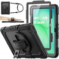 SEYMAC Samsung Galaxy Tab A11+/A9+ Case | Shockproof with 360 Stand