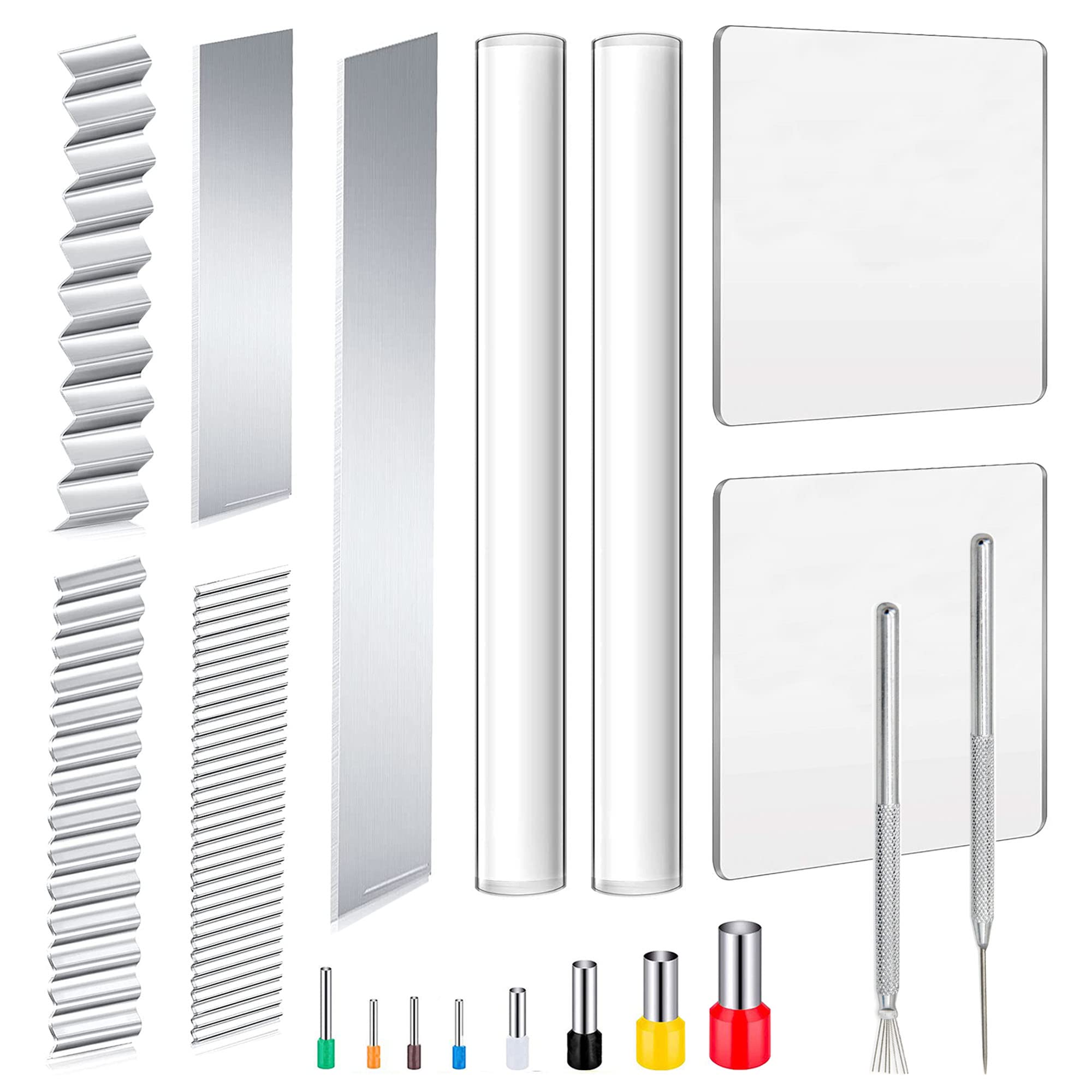 Yayatty 19-Piece Polymer Clay Tool Set with Acrylic Roller and Cutters