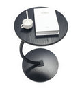 ZOYIZEN Side Table Wooden Black, End Table C-shaped, 40 * 60 CM （Ø*H） - image 1