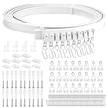 Jolof Store 3m Flexible Ceiling Curtain Track – Bendable Rail for RV & Room