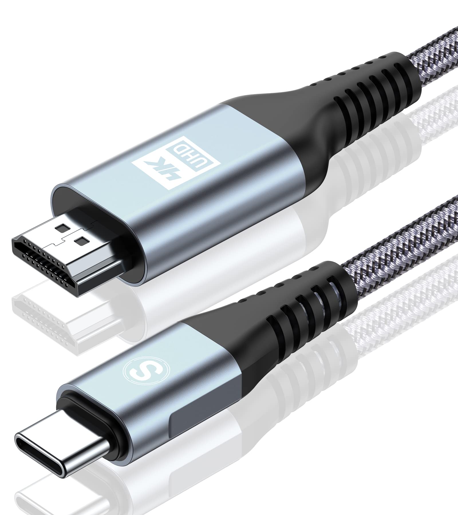 SWECENT 4K USB C to HDMI Cable 5M | Thunderbolt 3/4 Compatible