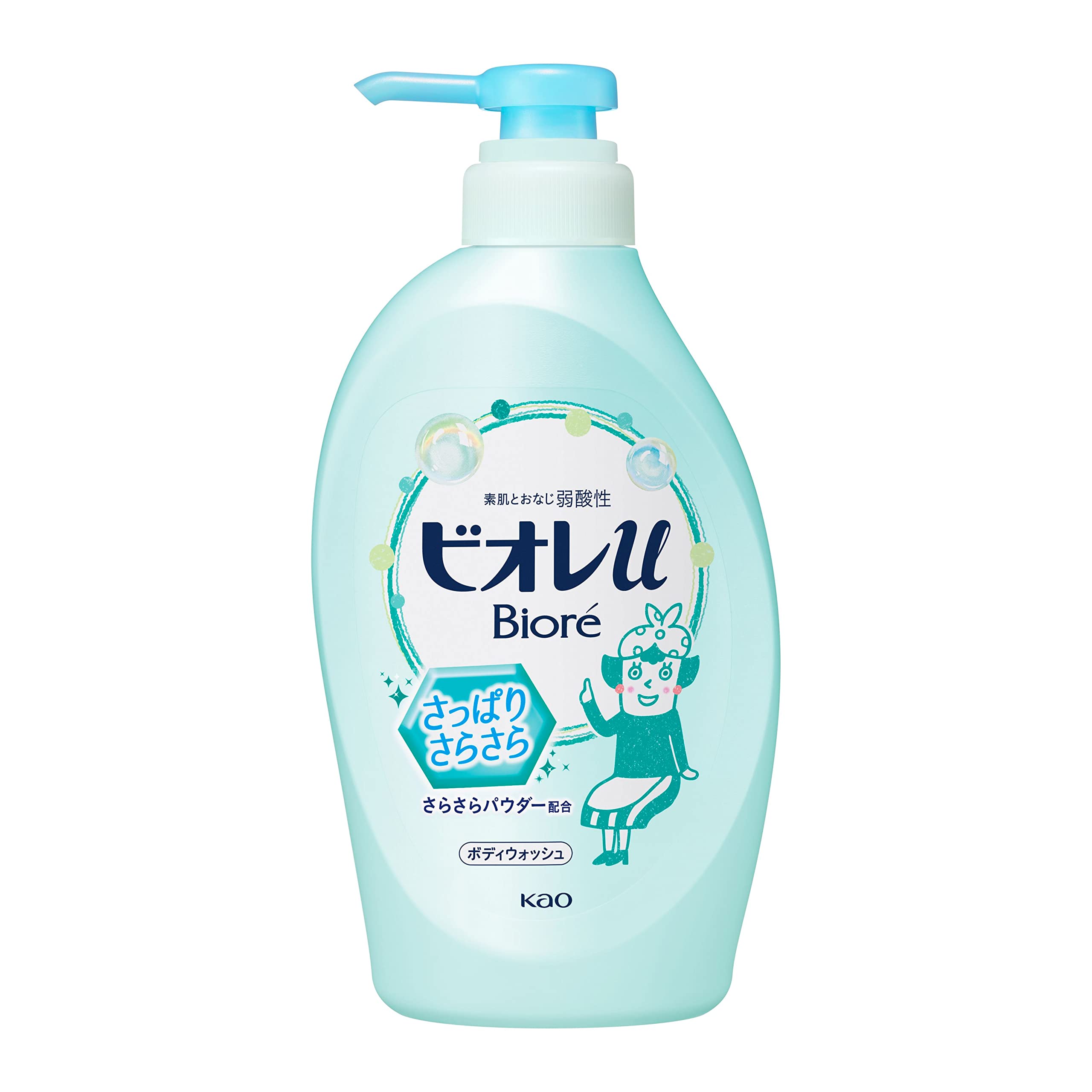 Biore U Body Wash Sara Sara - Moisturizing Japanese Shower Gel 480ml