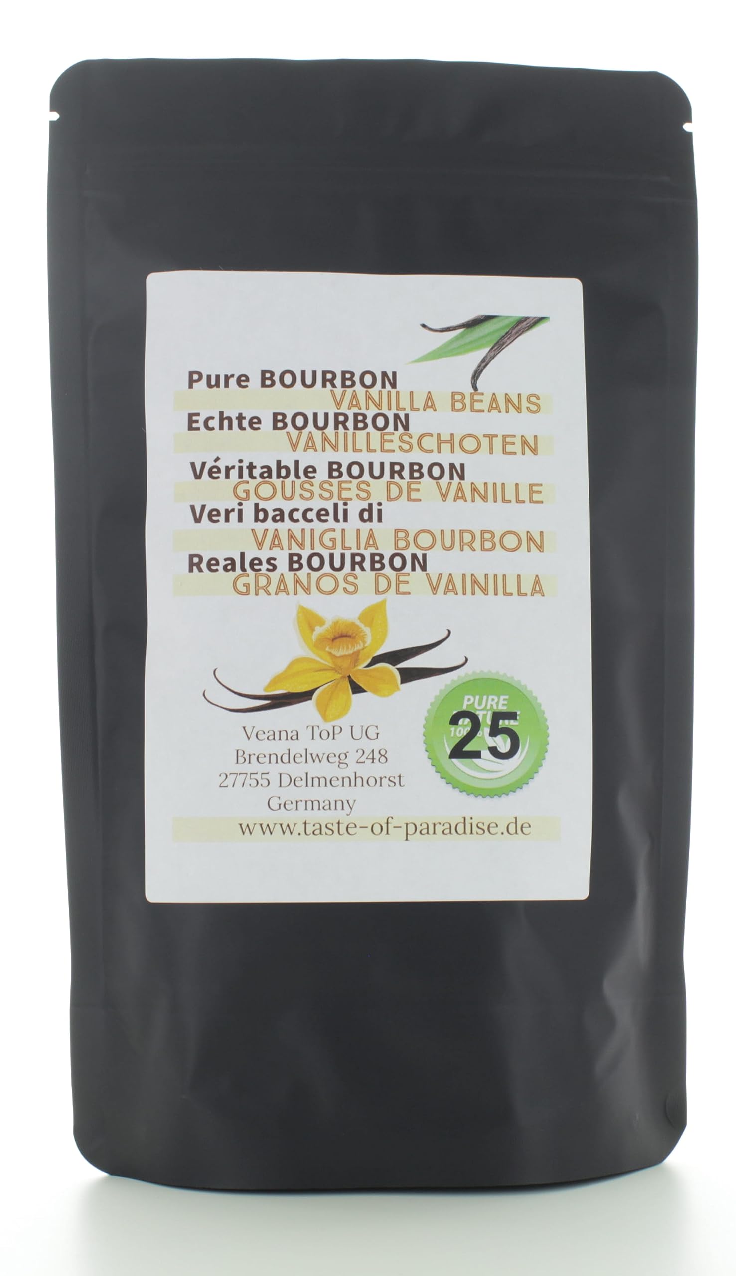 Jolof Store Madagascar Bourbon Vanilla Pods – 25 Pieces Grade A Gourmet