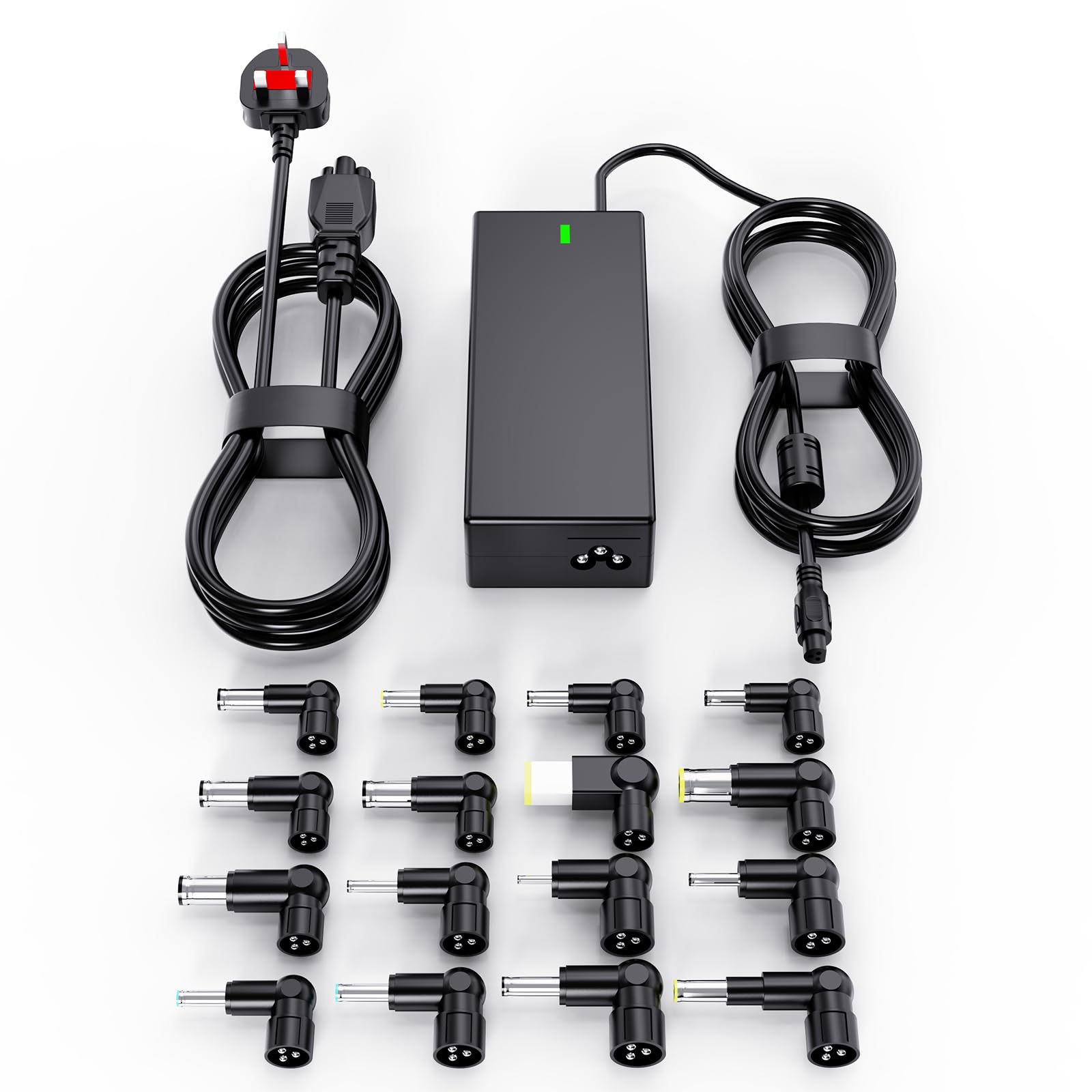 Cabuty 90W Universal Laptop AC Adapter Charger with 16 Plugs