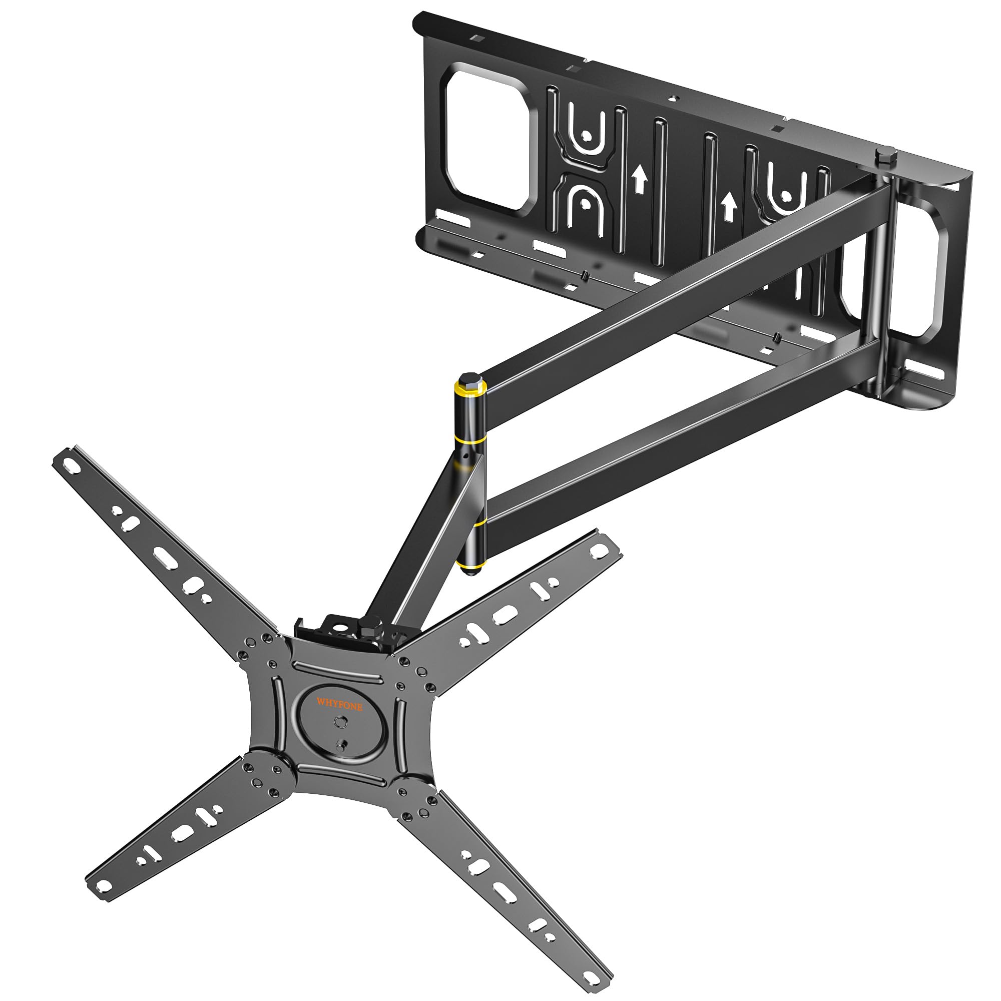 WHYFONE Full Motion TV Wall Bracket – 655mm Extendable Arm for 13-50 Inch