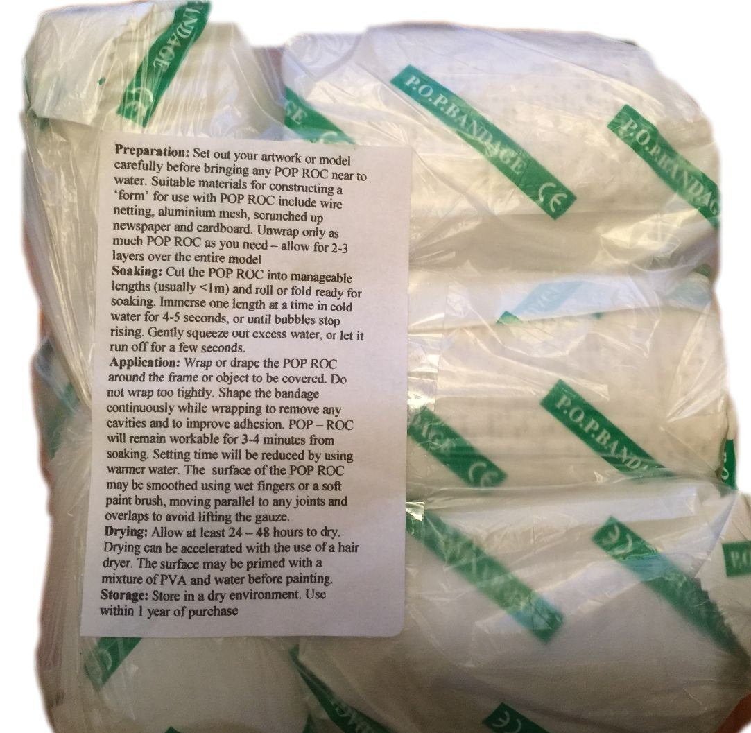 Lexicon Select Modroc Plaster of Paris Bandages - 5 Rolls (8cm x 3m)