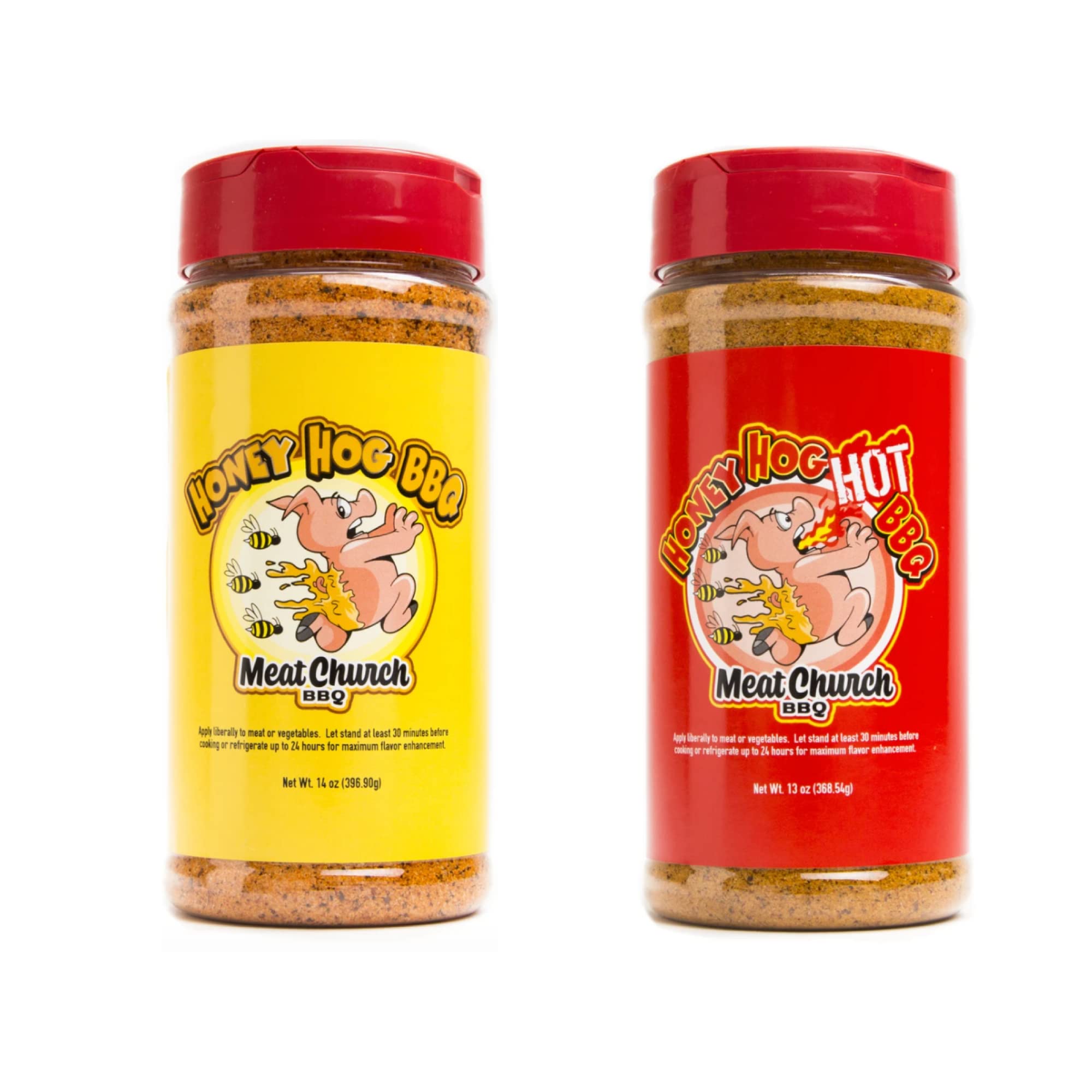 Honey Hog BBQ Rub Combo – Honey Hog & Honey Hog Hot Seasoning Set