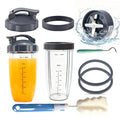 Hunnycook 11-Piece NutriBullet Replacement Parts - 32oz Cups & Blade