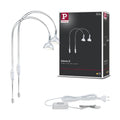 Paulmann Galeria LED Mirror Light | Chrome Bathroom Lamp 2x4W Warm White