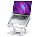 MENDELEEV STYLE Silver Laptop Stand for Desk with 360 Rotating Base Compatible with MacBook Pro/Air Notebook up to 16 Inches Computer Stand for - image 1