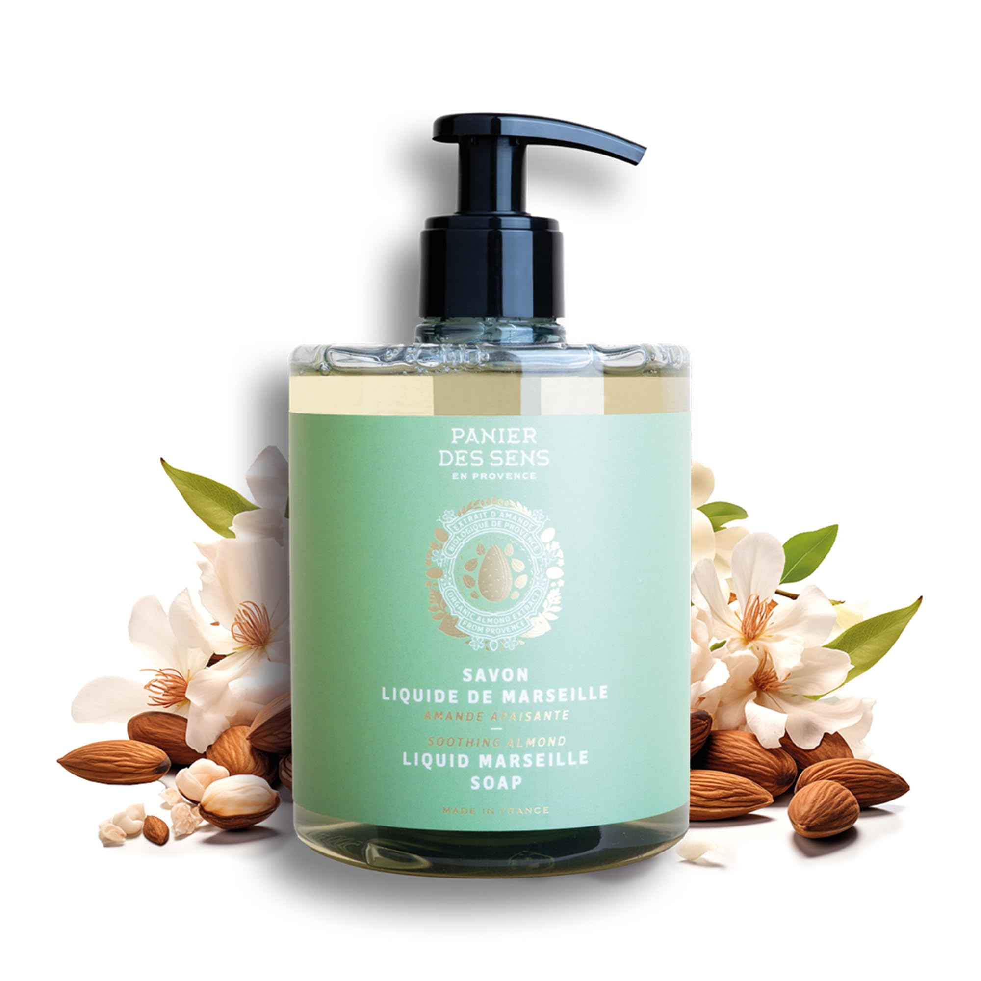 Panier des Sens Almond Liquid Hand Soap – Organic Savon de Marseille 500ml