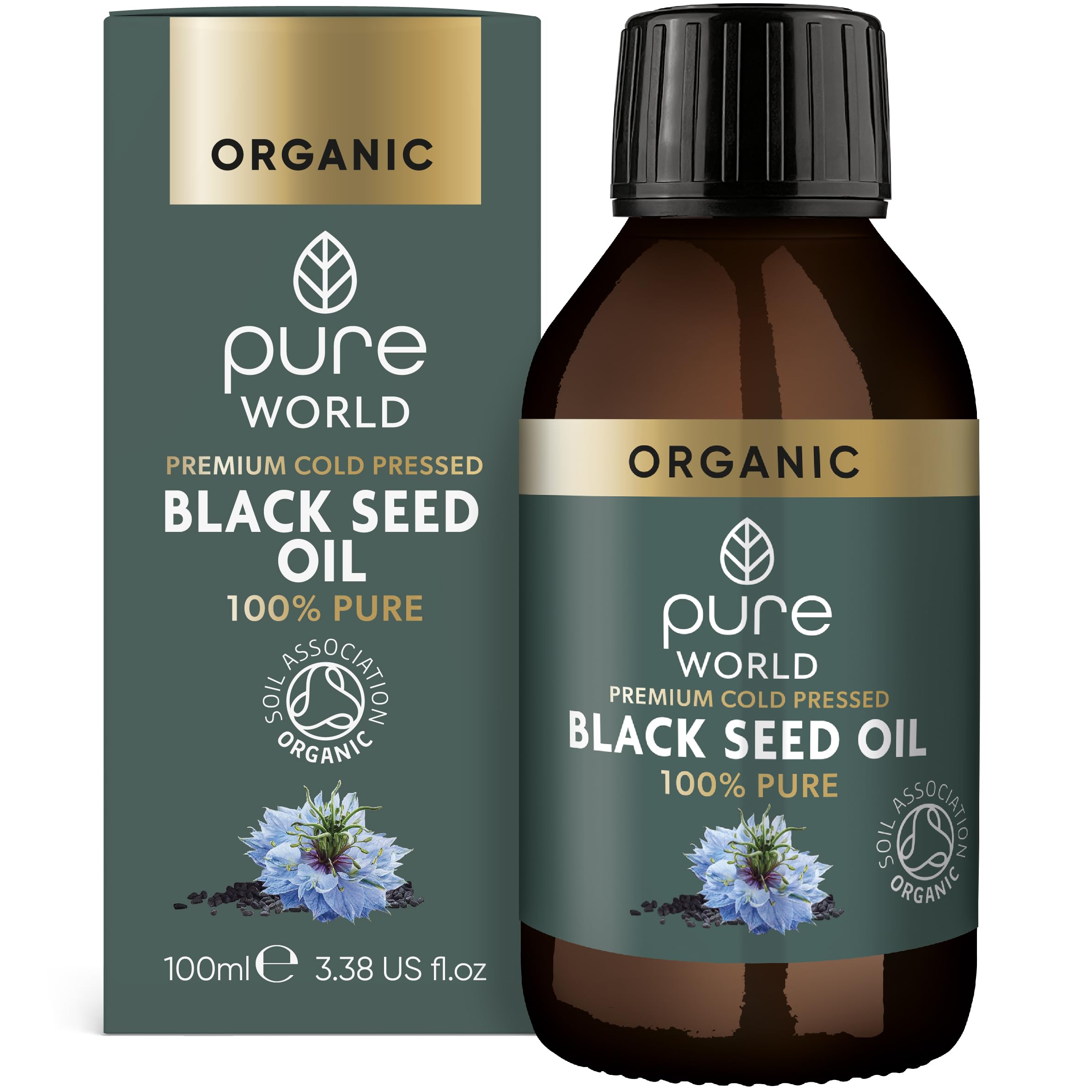 Organic Black Seed Oil - Cold Pressed Nigella Sativa 100ml