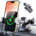 ISEYOU 15W Fast Wireless Car Charger – Auto Clamping Phone Holder