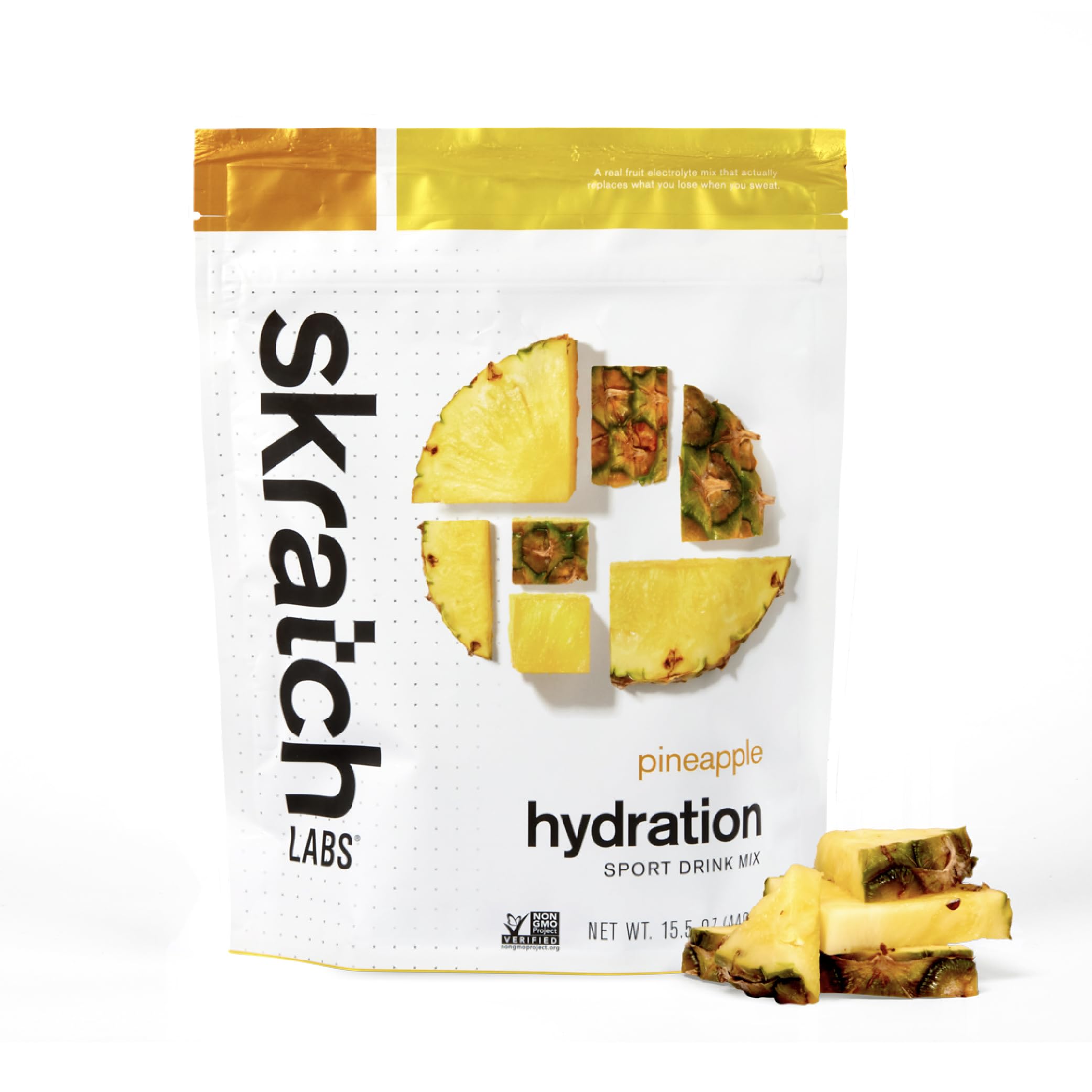 Skratch Labs Sport Hydration Electrolyte Powder - Pineapple (20 Servings)