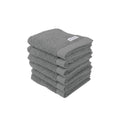 Tom Tailor Guest Towels Set of 6 – 100% Cotton Terry, Moody Grey