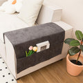 TINAYAUE Sofa Armrest Organiser with 3 Large Pockets for Remote Control, Keys, Glasses