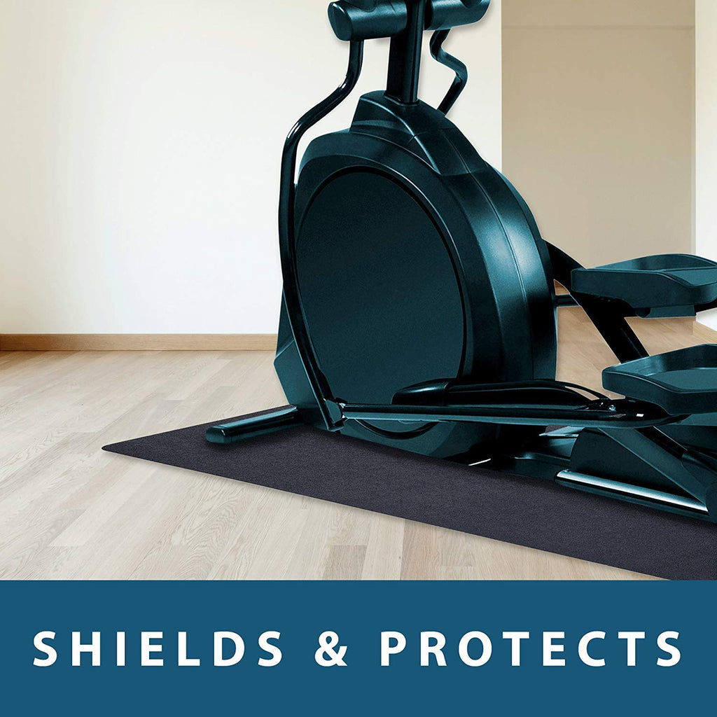 MotionTex Exercise Equipment Mat | Non-Slip PVC Floor Protector, 30" x 66"