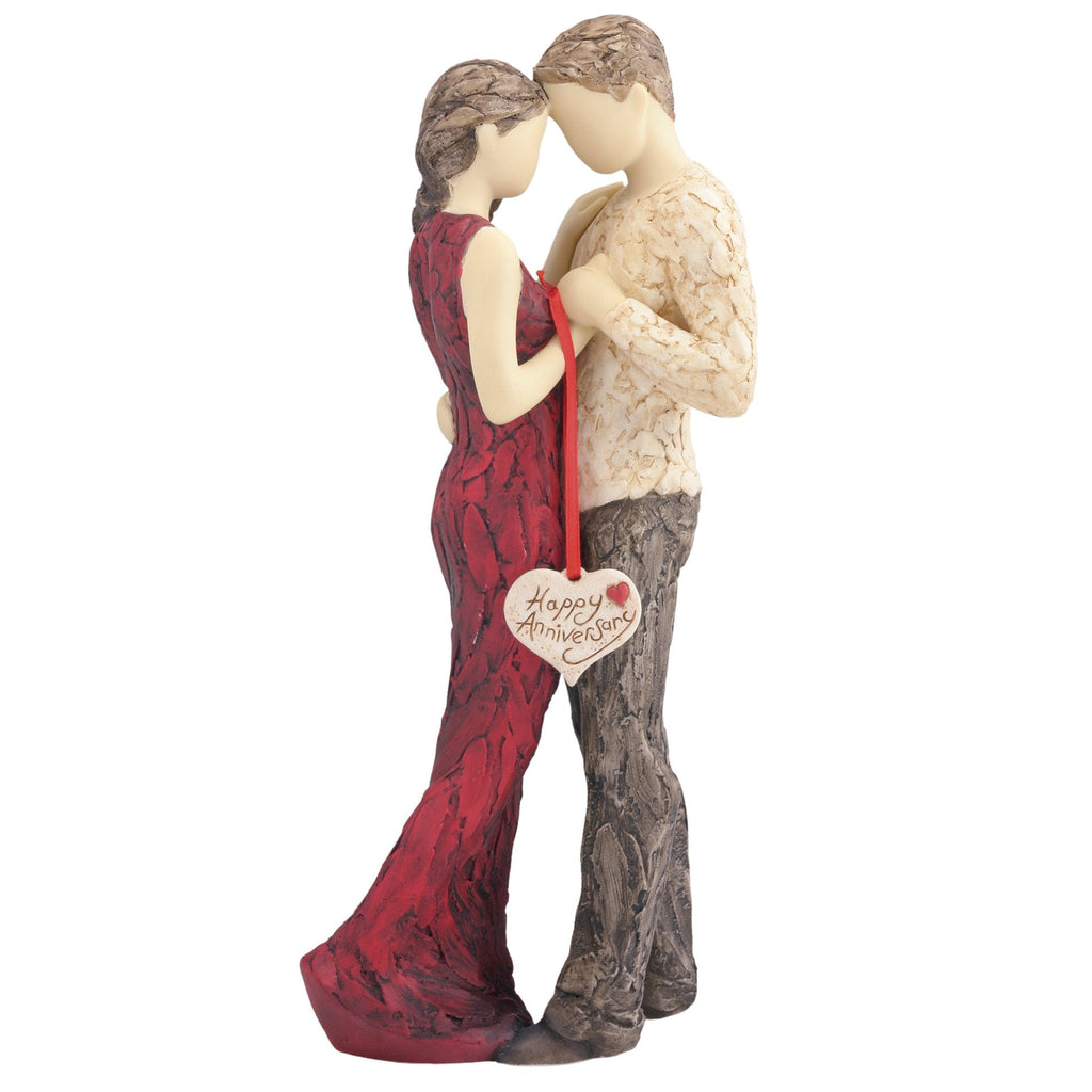 Arora Design More Than Words Happy Anniversary Couple Figurine, 11"