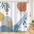 Bonhause Abstract Boho Shower Curtain | Waterproof Polyester | 180x180cm