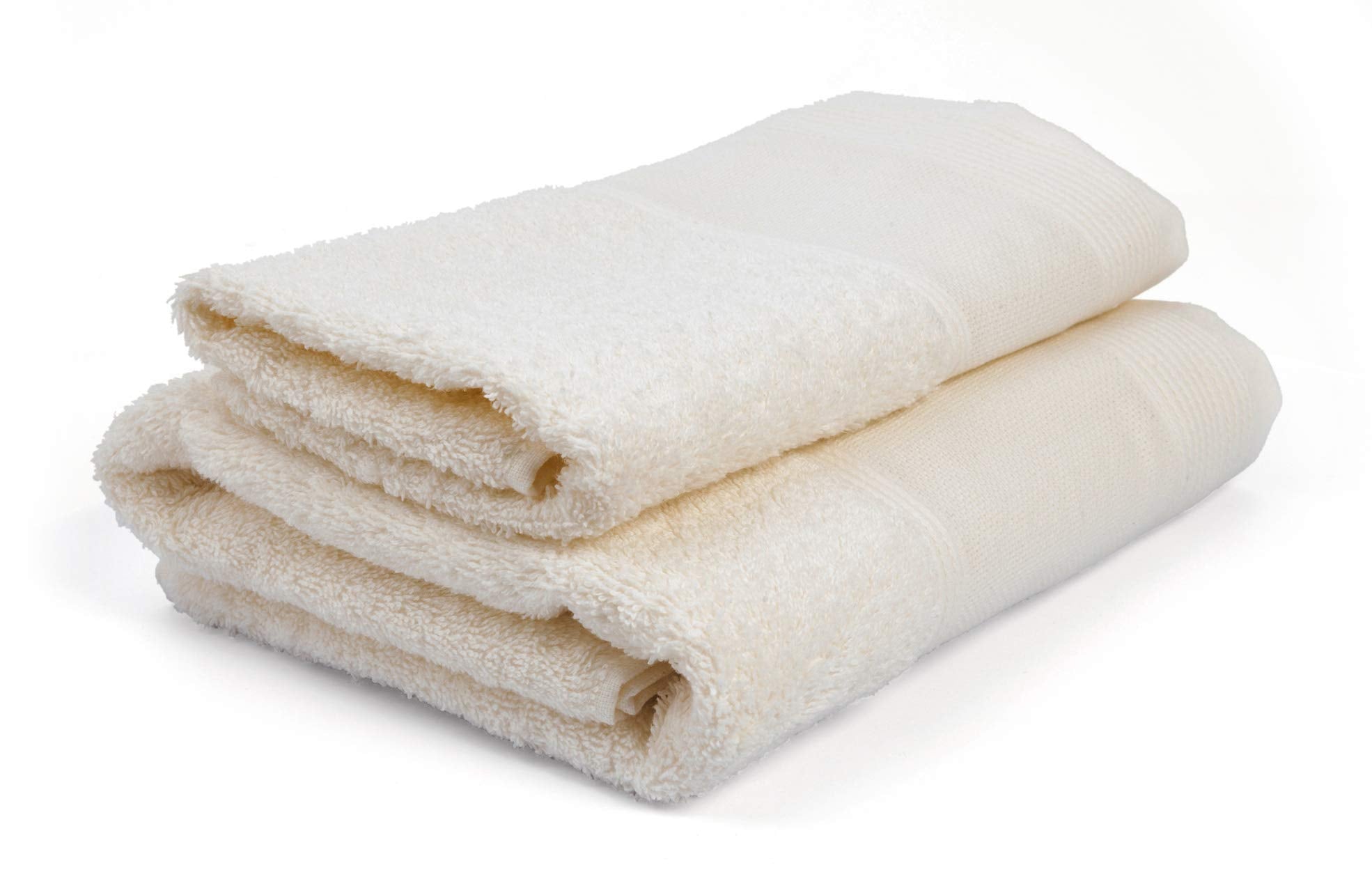 Needle Fil S.r.l. Cotton Towel Set with Aida Canvas - Ivory (2 Pieces)