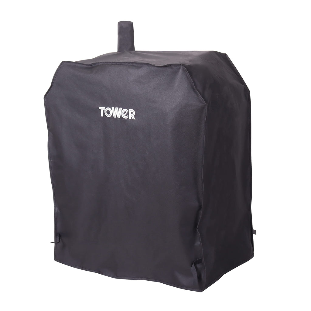 Tower Ignite Solo BBQ Grill Cover | Waterproof Pedestal BBQ Cover - Black