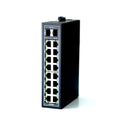WIWAV 18-Port Industrial Ethernet Switch | Unmanaged Fanless DIN Rail