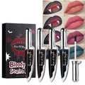 Bloody Lip Stain Set – 4Pcs Gothic Vampire Halloween Makeup