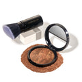 Laura Geller Baked Balance-n-Brighten Powder Foundation & Kabuki Brush - Deep