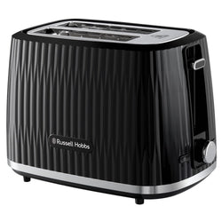 Russell Hobbs Eden 2-Slice Toaster | 800W Black with 6 Browning Settings