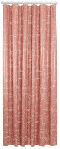 Sealskin Mind Shower Curtain | 180x200 cm PEVA Waterproof - Dark Pink