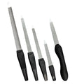 Hans Kniebes 5-Piece Sapphire Nail File Set for Manicure & Pedicure