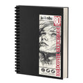 joibabe A4 Hardcover Spiral Sketchbook | 100gsm Natural White Drawing Pad