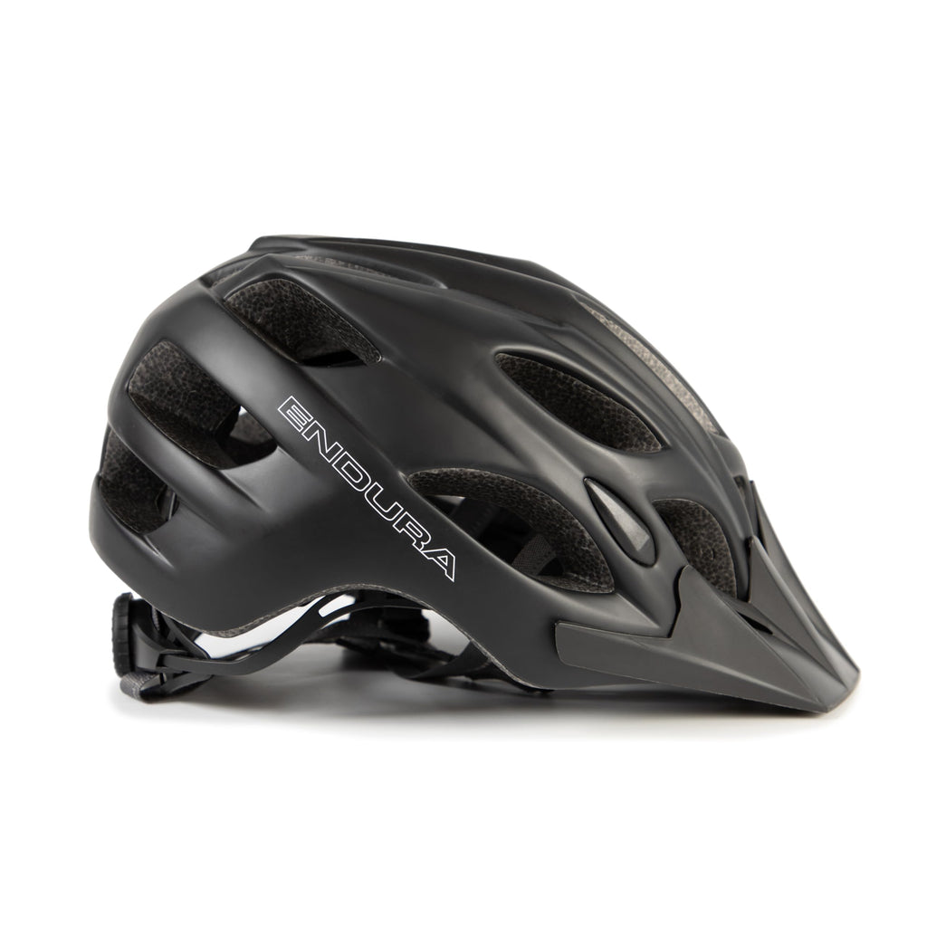 Endura Hummvee Cycling Helmet – Matt Black MTB Safety Gear – Size S-M