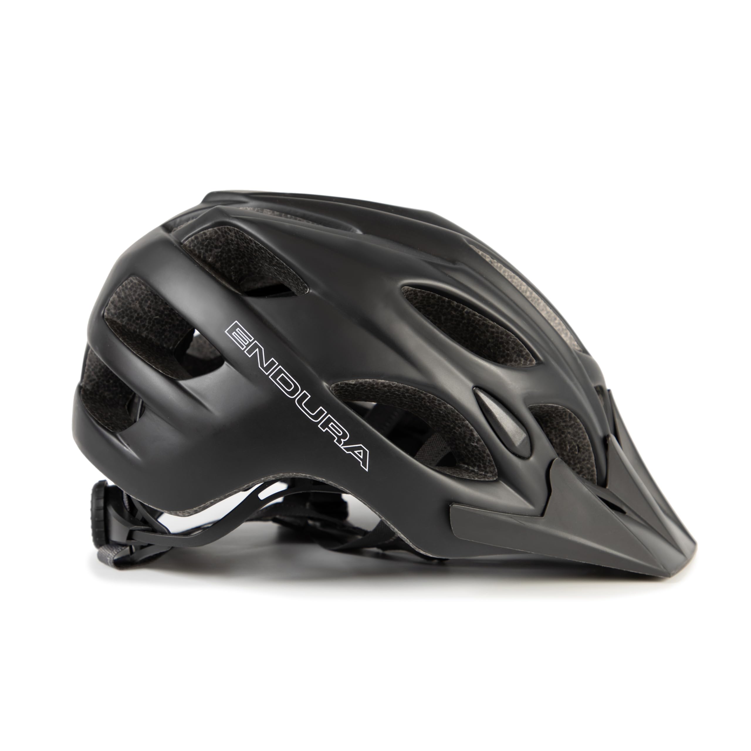 Endura Hummvee Cycling Helmet – Matt Black MTB Safety Gear – Size S-M
