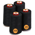 New brothread All Purpose Polyester Sewing Thread - 4 Cones x 5000M