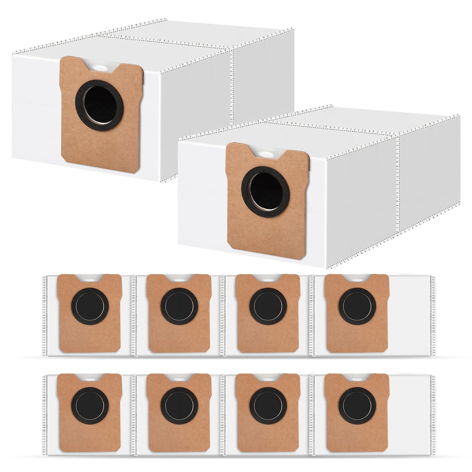 Fenkabs 10-Pack Dust Bags for Eufy Omni C20 & C10 Robot Vacuum