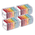 Univivi Large Clothes Drawer Organiser, 7 Grids, 4 pack - image 1