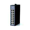 WIWAV 16-Port Industrial Ethernet Switch | Unmanaged DIN Rail Fanless