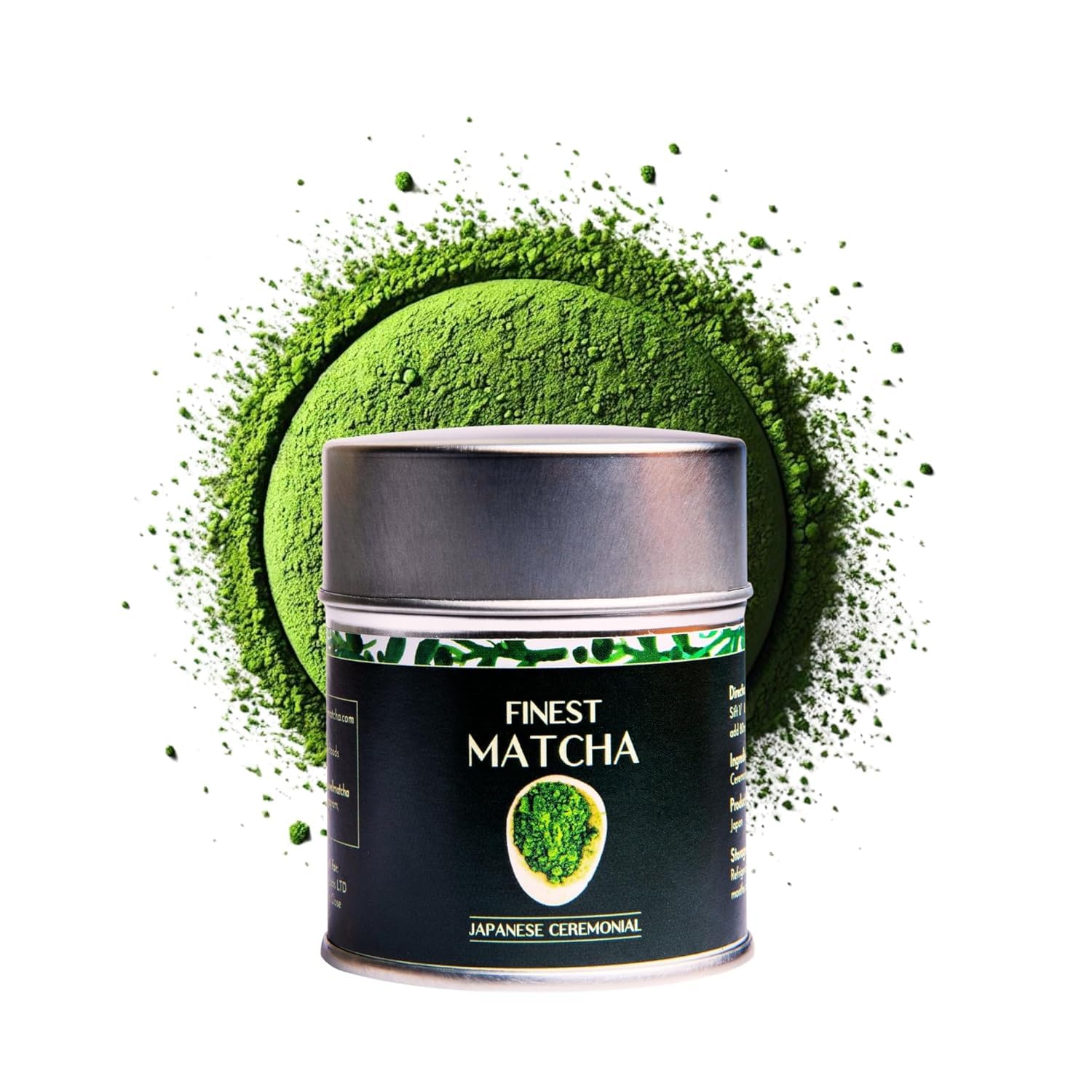 Heapwell Ceremonial Grade Matcha Green Tea Powder - Kyoto Uji, 30g